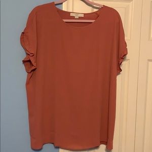 LOFT plus Ruffle Cuff Dolman Top